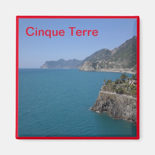 LGR029 CINQUE TERRE - Liguria – イタリア – 冷蔵庫 マグネット (正面)