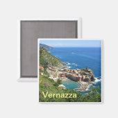 LGR031 VERNAZZA - Cinque Terre – イタリア – 冷蔵庫 マグネット (正面/裏面)