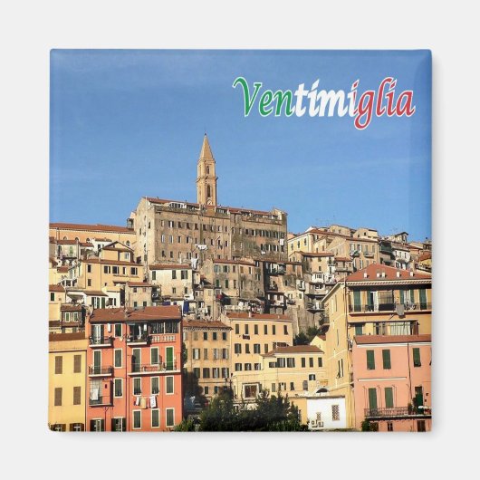 LGR073 VENTIMIGLIA - Liguria – イタリア – 冷蔵庫 マグネット (正面)