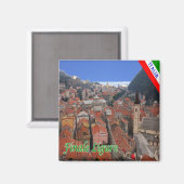 LGR089 FINALE LIGURE, Liguria，イタリア，冷蔵庫 マグネット (正面/裏面)