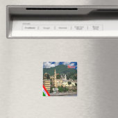 LGR111 RECCO, Liguria,イタリア,冷蔵庫 マグネット (インサイチュ (食洗機))