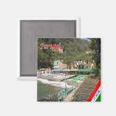 LGR117 PARAGGI, Liguria，イタリア，冷蔵庫 マグネット (正面/裏面)