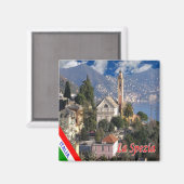 LGR130 LA SPEZIA, Liguria，イタリア，冷蔵庫 マグネット (正面/裏面)