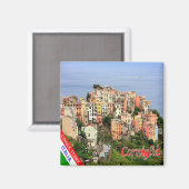 LGR136 CORNIGLIA Cinque Terre，イタリア，冷蔵庫 マグネット (正面/裏面)