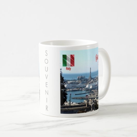 LGR150 GENOA PORT, Liguria,イタリア, コーヒーマグカップ (正面右)