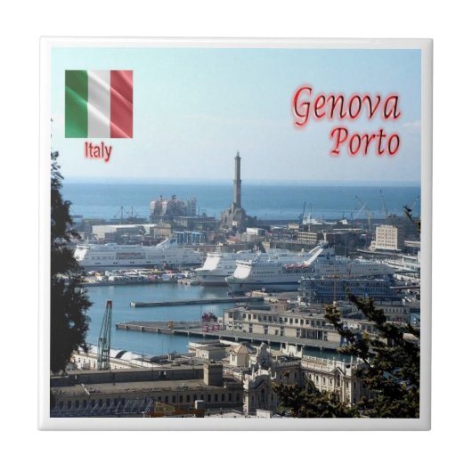 LGR150 GENOA PORT, Liguria，イタリア， タイル (正面)