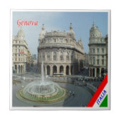 LGR157 GENOA View of Piazza De Ferrari, タイル (正面)