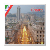 LGR163 GENOA, Brigata Liguria，イタリア， タイル (正面)