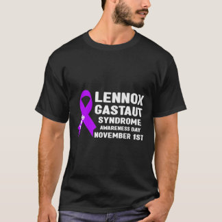 LGS認識度月Lennox Gastaut症候群アワーン Tシャツ