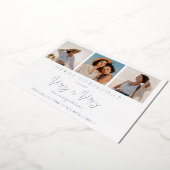 LGTB Lesbian Whimsical MRS & MRS Christmas Wedding 箔シーズンカード (回転した状態)