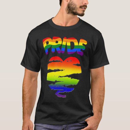LGTB Pride Flag  17 Tシャツ (正面)