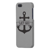 lgwのいかりの薄い灰色の例のiPhone 5 iPhoneケース (裏面左)