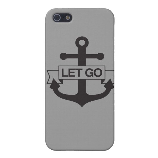 lgwのいかりの薄い灰色の例のiPhone 5 iPhoneケース (裏面)
