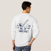 LGYCスイミングチーム 長袖Tシャツ Tシャツ (裏面フル)