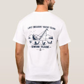 LGYCスイムチームTシャツ Tシャツ (裏面)