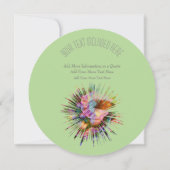 LHによユニークるバースト招待状 セーブザデート (裏面)