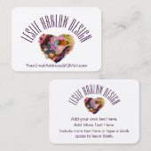 LHカスタムによるハートデザイン名刺 名刺 (正面/裏面)