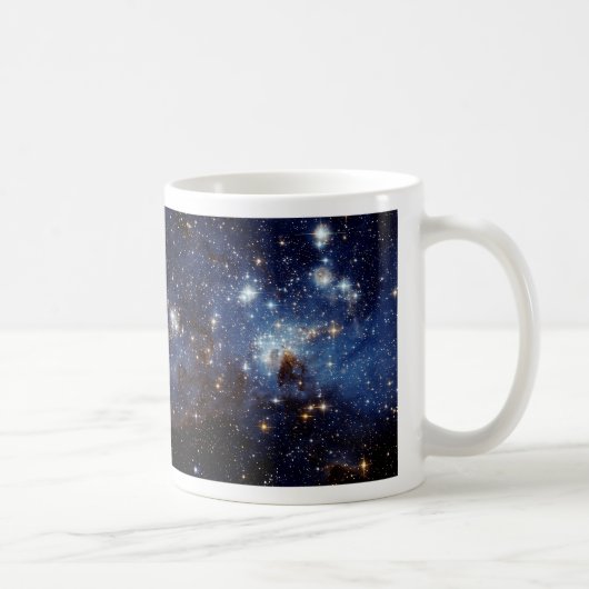 LH95 stellar nursery in the Large Magellanic Cloud コーヒーマグカップ (右)