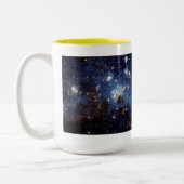 LH95 stellar nursery in the Large Magellanic Cloud ツートーンマグカップ (左)