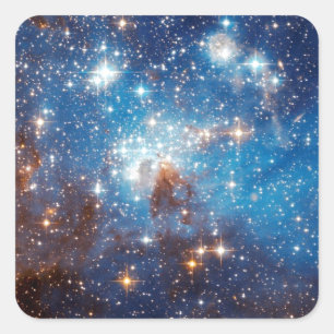 LH 95星形成領域 - ハッブル宇宙写真 スクエアシール