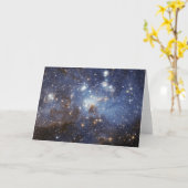 LH 95星形成領域NASA カード (黄色い花)