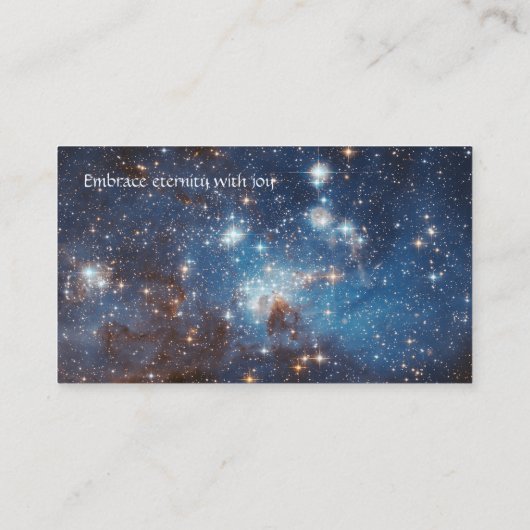 LH 95星形成領域NASA 名刺 (裏面)