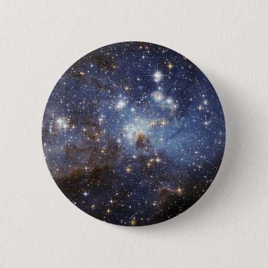 LH 95星形成領域NASA 缶バッジ (正面)