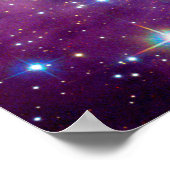 LHA 120-N11星形成ハッブル宇宙写真 ポスター (角)