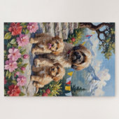 Lhasa Apso Himalayan Garden Art ジグソーパズル (横)