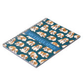 Lhasa Apso Puppy Notebook Journal ノートブック (左側)
