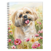 Lhasa Apso Watercolor Journal ノートブック (正面)