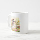 Lhasa Apso Watercolor Mug コーヒーマグカップ (正面左)
