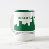 LHBCはラテを恋しく思いました ツートーンマグカップ (正面左)