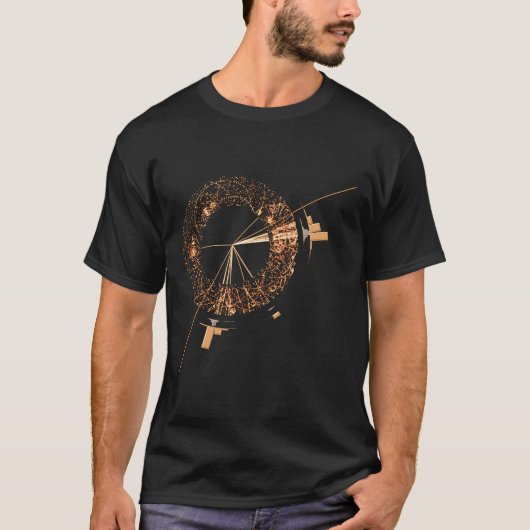 Lhcヒッグス粒子量子整備士粒子物理学 Tシャツ (正面)