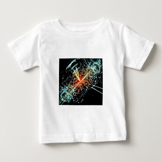 LHC衝突 ベビーTシャツ (正面)