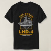 LHD4 USSボクサー Tシャツ (デザイン正面)