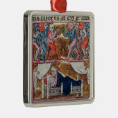 「l'Histoire de Merlin'からの鬼の議会、 メタルオーナメント (右)