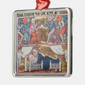 「l'Histoire de Merlin'からの鬼の議会、 メタルオーナメント (左)