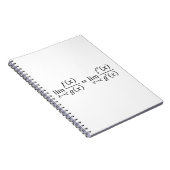 L'Hopital'S Rule – 数学と微積分の基本T-Shir ノートブック (右側)