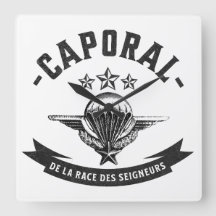 L'horloge du Caporal de la race des seigneurs