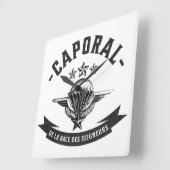 L'horloge du Caporal de la race des seigneurs スクエア壁時計 (傾斜)