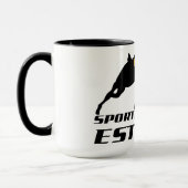 LHRのスポーツのな腕のコーヒー・マグ マグカップ (左)