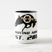 LHRのスポーツのな腕のコーヒー・マグ マグカップ (中央)