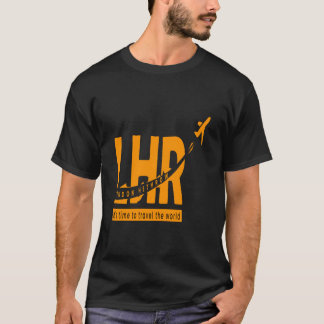 LHRロンドン最高のヘスロー空港 Tシャツ
