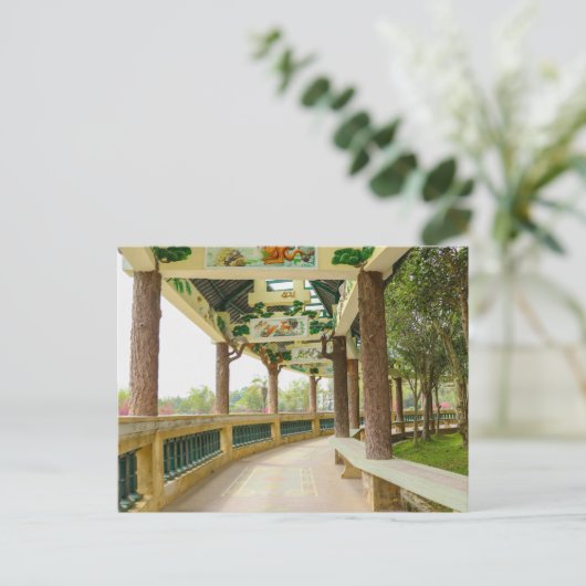 Li Garden Series:アートと自然の出会い ポストカード (スタンド正面)