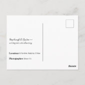 Li Garden Series：セレニティの玄関口 ポストカード (裏面)