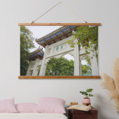 Li Garden Series:セレニティの玄関口 吊り下げ型タペストリー (寝室)