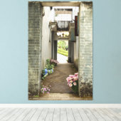 Li Garden Series: Floral Corridor  キャンバスプリント (インサイチュ (ウッドフロア))
