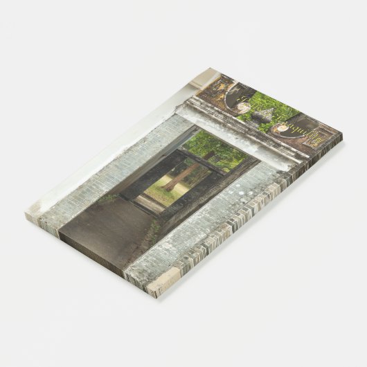 Li Garden Series: Paths of Tranquility Notepad ポストイット (アングル)
