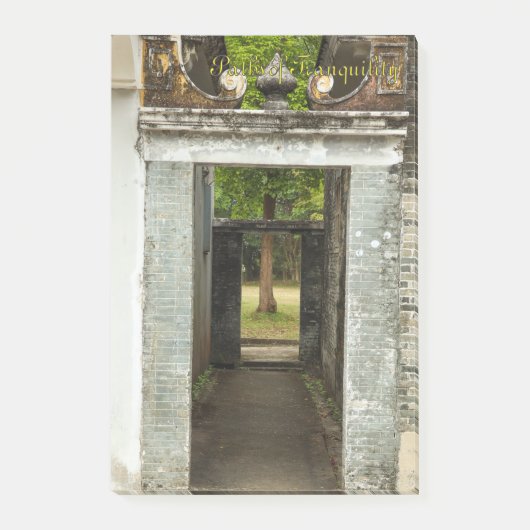 Li Garden Series: Paths of Tranquility Notepad ポストイット (正面)